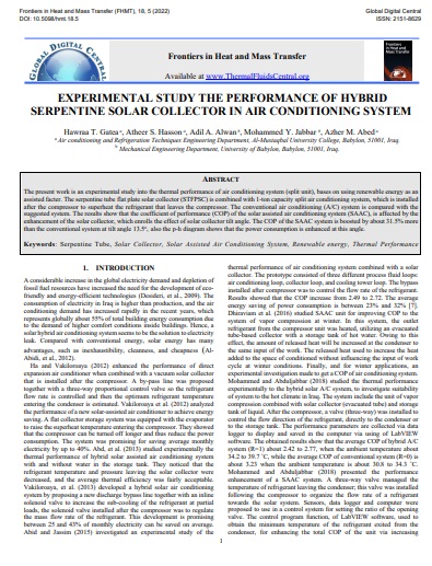 EXPERIMENTAL STUDY THE PERFORMANCE OF HY
