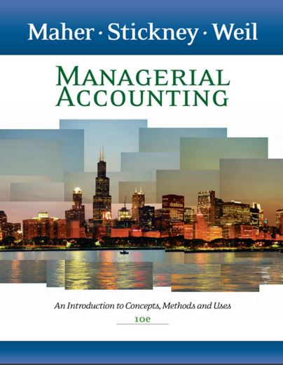 Managerial Accounting An Introduction to