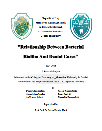 Relationship Between Bacterial Biofilm 